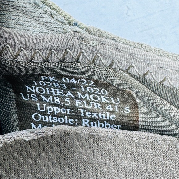 Nohea Moku No Tie Boat Shoes Quick Dry Mesh Breathable Slip On Green Size 8.5M - Picture 10 of 10